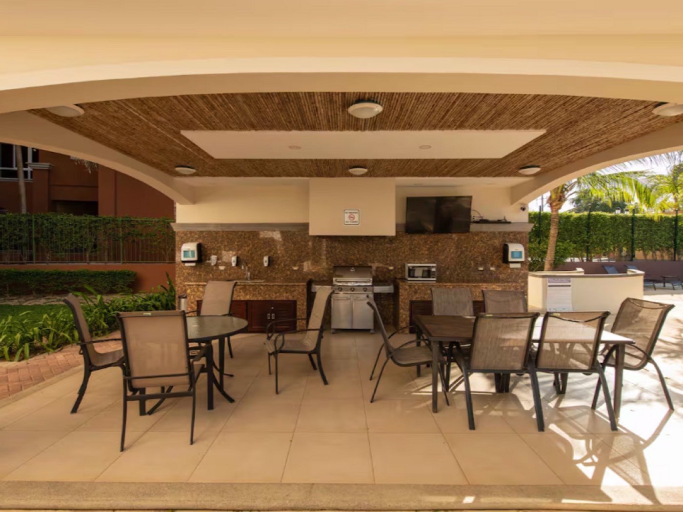 BBQ area